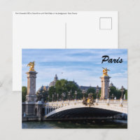 Pont Alexandre III on Seine River - Paris, France