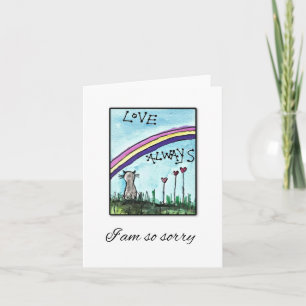 Pont Arc-en-ciel, carte de sympathie pour chat