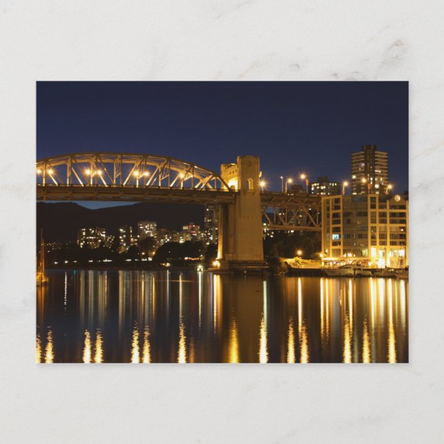 Pont Burrard, Carte postale de Vancouver (Devant)