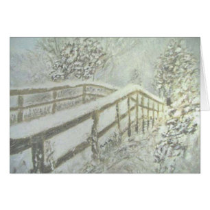 Pont couvert de neige