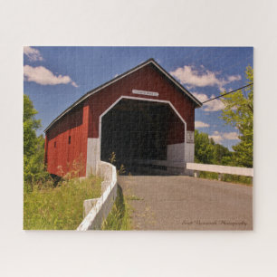 Pont couvert du New Hampshire - Jigsaw Puzzle