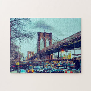 Pont de Brooklyn New York. Puzzle