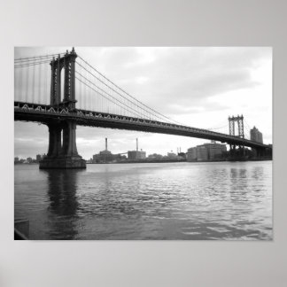 Pont de Manhattan - affiche 15 x 11 - Pas de front