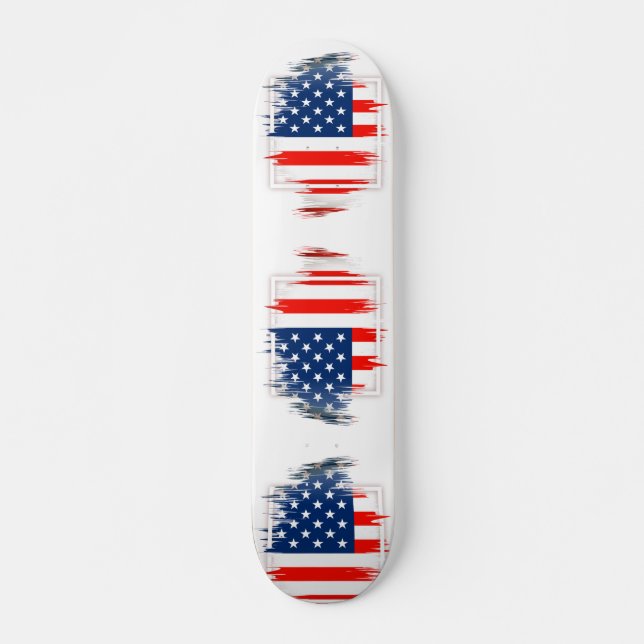PONT DE SKATEBOARD FLAG USA (Devant)