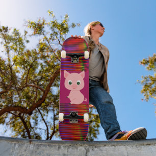 PONT DE SKATEBOARD PINK CUTE
