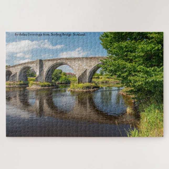 Pont de Stirling en Ecosse. Jigsaw Puzzle (Horizontal)