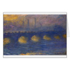 Pont de Waterloo, temps obscurci par Claude Monet