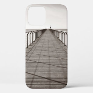 Pont Del Petroli at sunrise in Barcelona in Spaina iPhone 12 Case