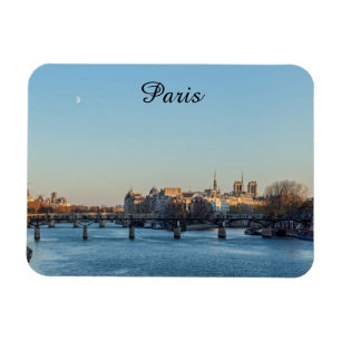 Pont des Arts and ile de la Cite - Paris, France Magnet