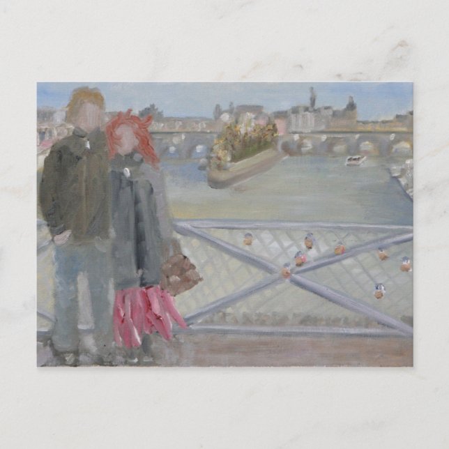 Pont des Arts: Paris Postcard (Front)