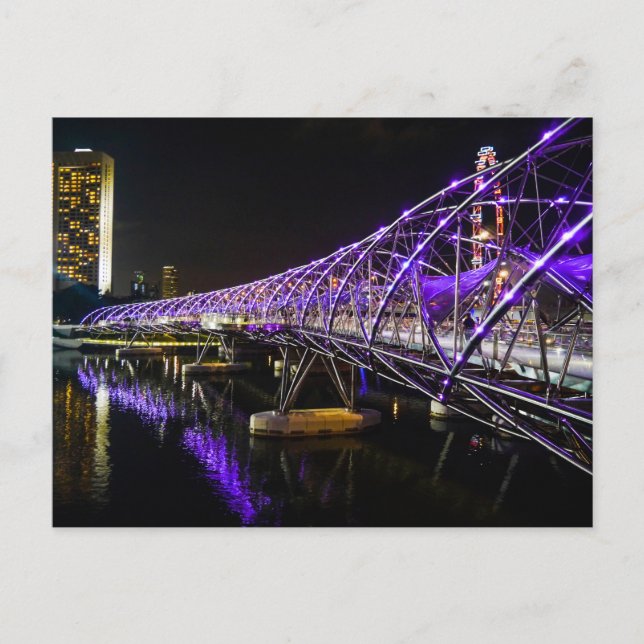 Pont d'hélice, Singapour - carte postale (Devant)