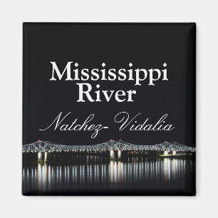 Pont du fleuve Mississippi - aimant de Natchez