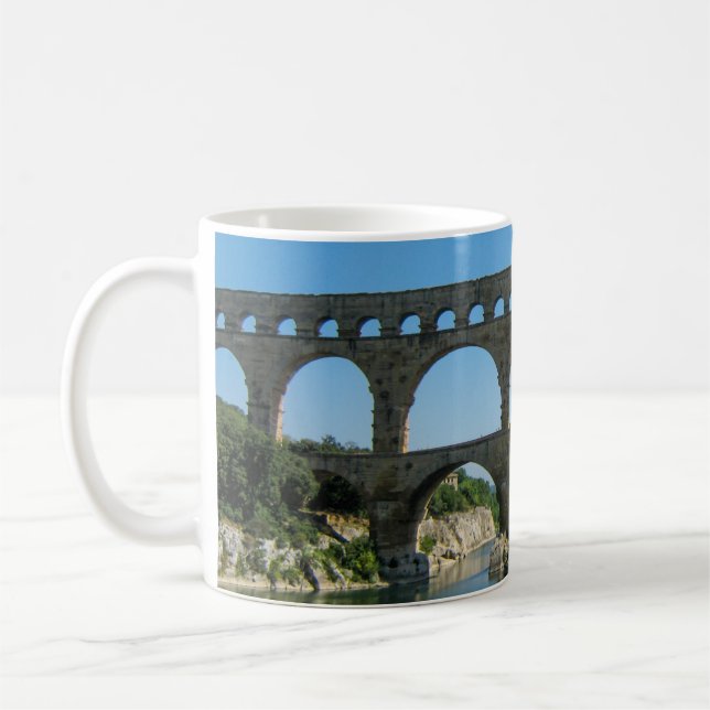 Pont du Gard, France - Mug classique (Gauche)