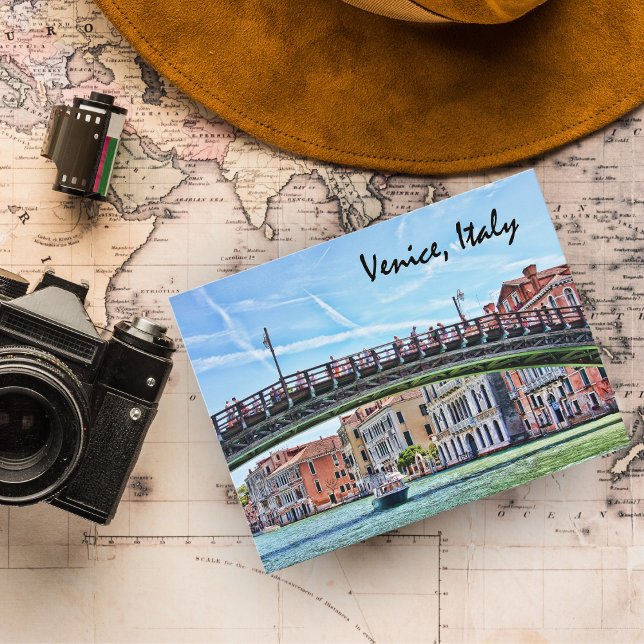Pont du Rialto, Venise Italie Carte postale (Créateur téléchargé)