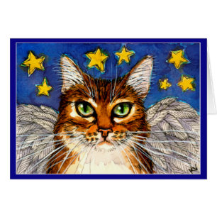 Pont en arc-en-ciel de chat d'ange