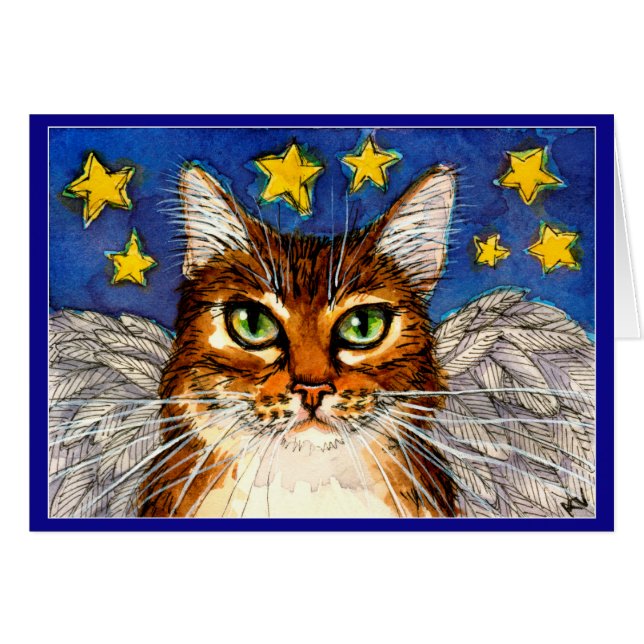 Pont en arc-en-ciel de chat d'ange (Devant horizontal)