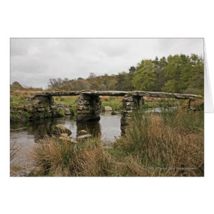 Pont en clapet en parc national de Dartmoor