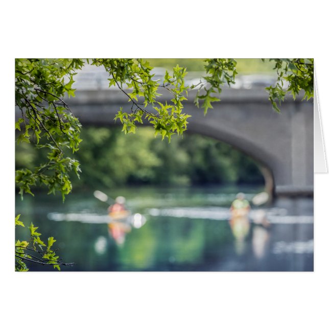 Pont en rue d'arsenal, Charles River, carte (Devant horizontal)