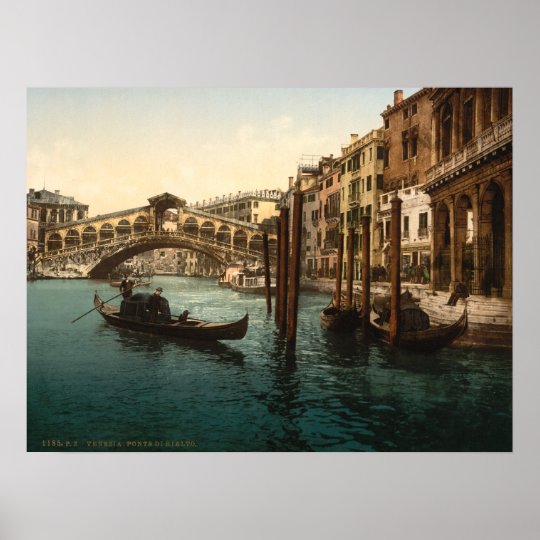 Pont I, copie archivistique de Rialto de Venise, I Poster