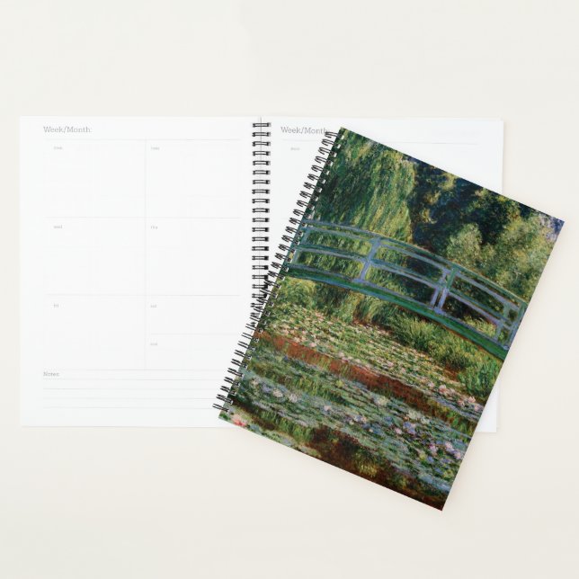 Pont japonais sur Water Lily Pond par Monet (Devant avec enveloppe)