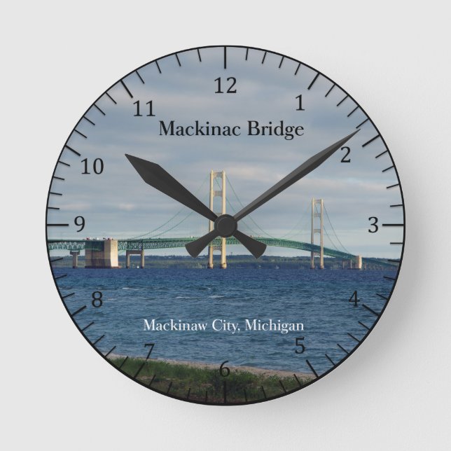 Pont Mackinaw Horloge municipale de Mackinaw (Recto)