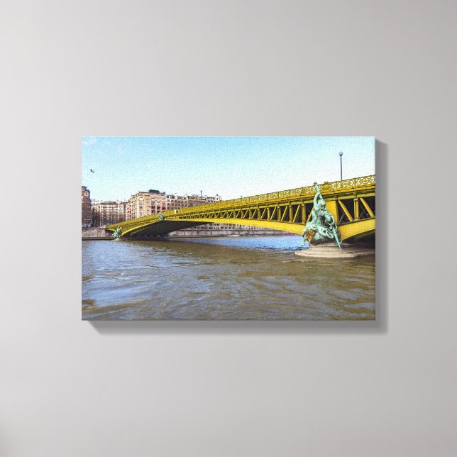 Pont Mirabeau over the Seine - Paris Canvas Print (Front)