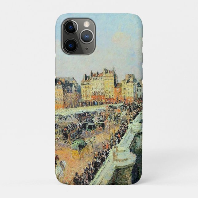 Pont Neuf, Afternoon, Sunlight Camille Pissarro    Case-Mate iPhone Case (Back)