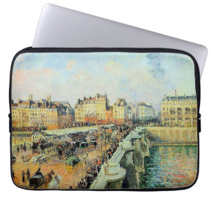 Pont Neuf, Afternoon, Sunlight Camille Pissarro    Laptop Sleeve