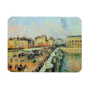 Pont Neuf, Afternoon, Sunlight Camille Pissarro    Magnet