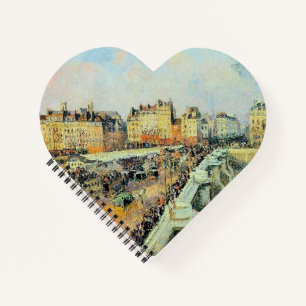 Pont Neuf, Afternoon, Sunlight Camille Pissarro Notebook