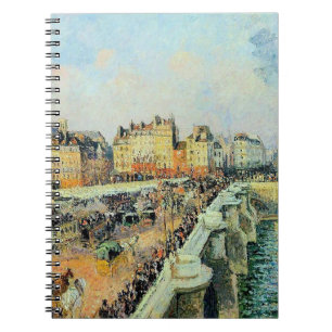Pont Neuf, Afternoon, Sunlight Camille Pissarro Notebook