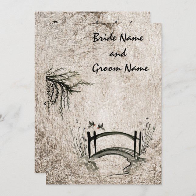 Pont Oriental Invitation (Devant / Derrière)