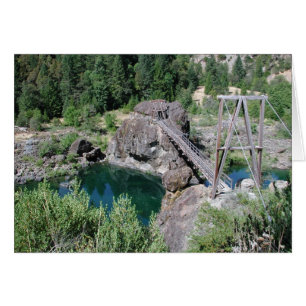 Pont piétonnier de la rivière Illinois