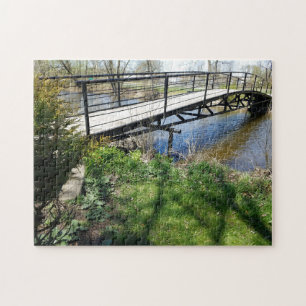 Pont promenade eau rivière étang puzzle puzzle