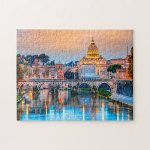 Pont Sant Angelo Rome Italie Jigsaw Puzzle