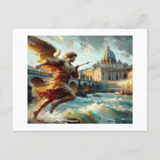 Pont St. Angelo Rome,  Postcard