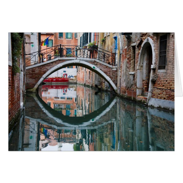 Pont sur le canal de Venise (Devant horizontal)