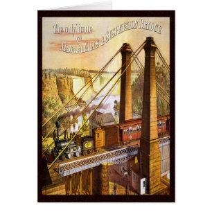 Pont suspendu vintage Niagara Falls