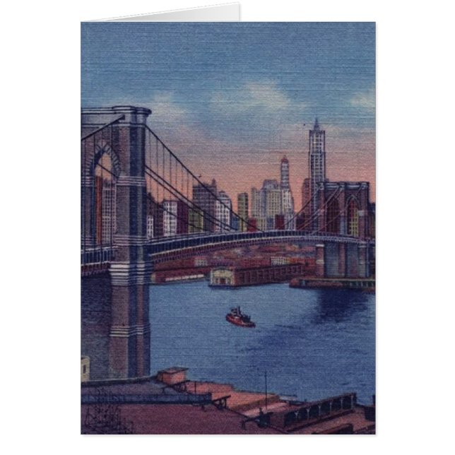 Pont vintage Brooklyn (Devant)