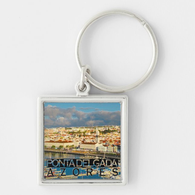 Ponta Delgada Keychain (Front)