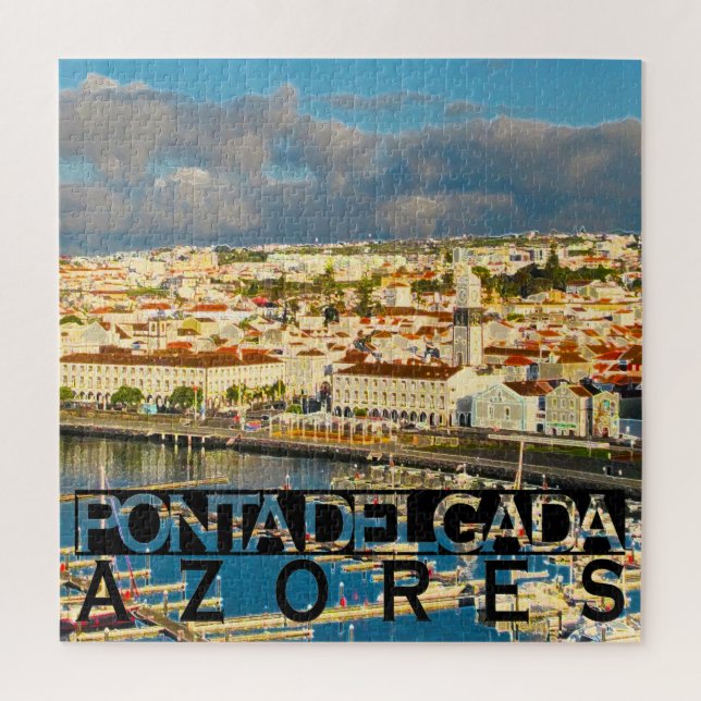 Ponta Delgada Square Puzzle (Vertical)