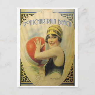 Pontchartrain Beach Poster Card