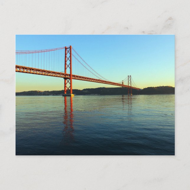 Ponte 25 de Abril, LIsboa, Portugal Postcard (Front)