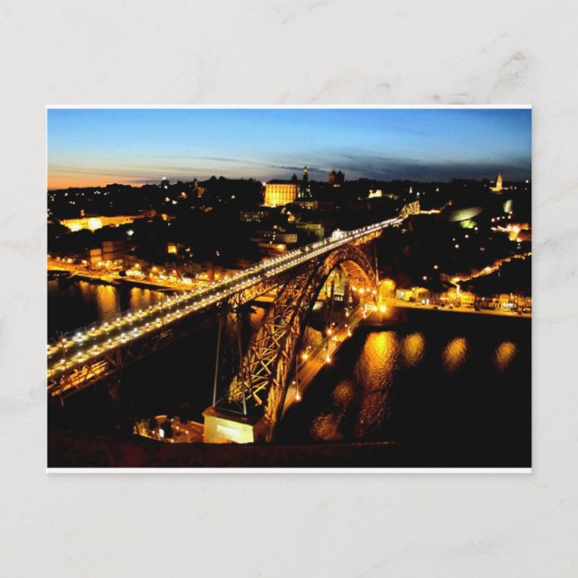 Ponte - bridge Luís I _ Porto - Portugal Postcard (Front)