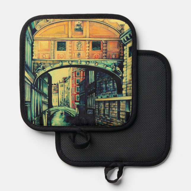 Ponte dei Sospiri Pot Holder (Front/Back)