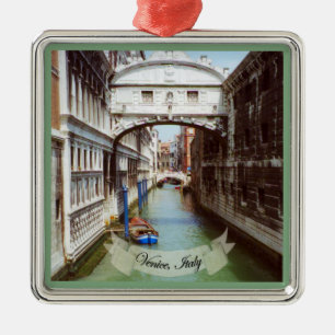 Ponte dei Sospiri Venezia Italia Souvenir Metal Ornament
