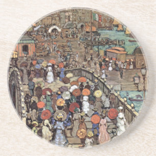 Ponte Della Paglia, Venice by Maurice Prendergast Coaster