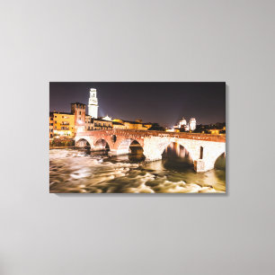 Ponte Pietro of Verona Canvas Print