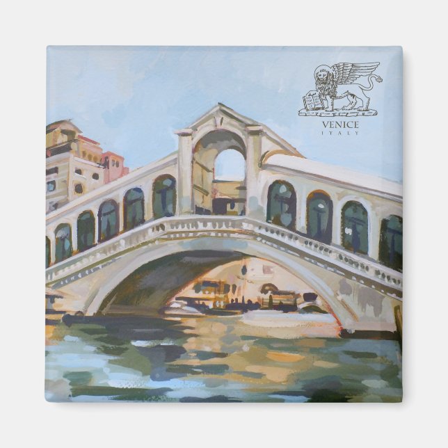 Ponte Rialto - Venise, Italie Magnet (Devant)