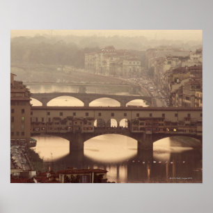 Ponte Vecchio and Arno Poster